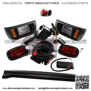 Club Car DS Deluxe LED Light Kit Street Legal Kit For 93-2013 DS W/ Factory Body