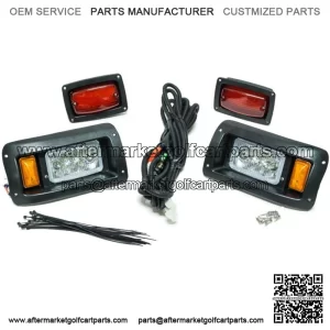LED Light Kit Adjustable Headlights / Tail Lights For Club Car DS 1982 and UP