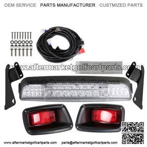 Golf Cart LED Light Bar Kit With LED Taillights For 1996-2013 EZGO TXT