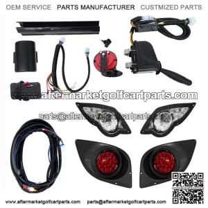 LED Headlight TailLight Kit for Yamaha Drive2 Golf Cart Light Kit 2017 and up