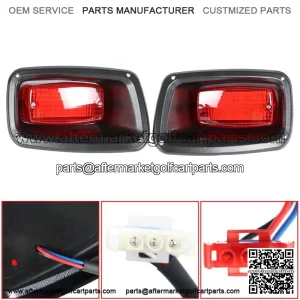 Golf Cart Full LED Rear Tail Light (2 LED Taillights) Fit For Ezgo Txt ST