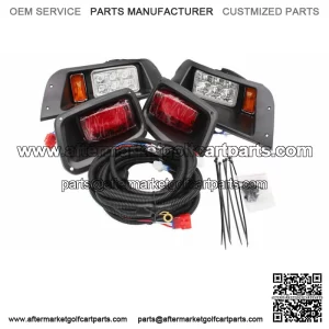 Headlight & Taillight LED Kit For EZGO TXT Golf Cart 1996-2013 Gas & Electric