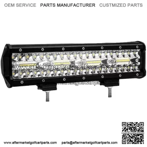 12" 240W Front Bumper LED Light Bar Combo Driving For Club Car EZGO Golf Cart