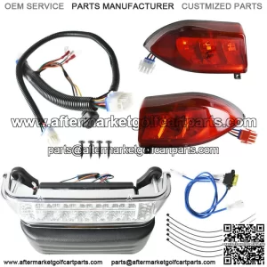 For Club Car Precedent 2004-2008 Golf Cart LED Headlight Tail Light Kit 12V