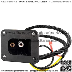 Powerwise Charger Receptacle with Reed Switch for EZGO Golf Cart Medalist & TXT DCS/PDS Item # 73051-G29