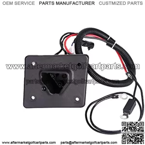 Golf Cart 48V Battery Charger Plug or Receptacle for EZGO RXV & TXT, OEM# 602529 611218 604321 8009