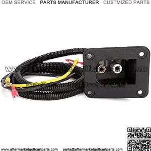 Receptacle for PowerWise Charging System with Harness 36V Fits EZGO Golf Cart Medalist & TXT DCS/PDS Electric 1994-up 73149-G01