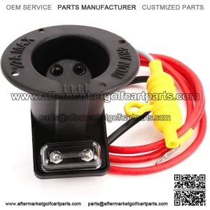 48V DC Charger Receptacle & Fuse Assembly for Club Car DS Golf Cart 101802101