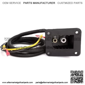 Golf Cart Charger Receptacle with Harnefor 36V EZGO TXT Medalist 94+,73063G01