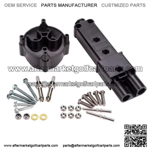 48V Golf Cart Charger Handle Plug & Receptacle for Yamaha JR1-H235A-00 JR1-H6181