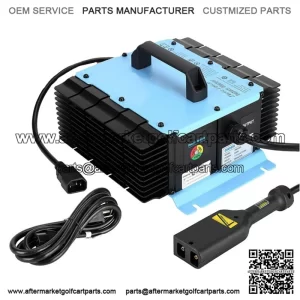 36V 18A Golf Cart Battery Charger for EZGO TXT Medalist, Powerwise Style D-Plug