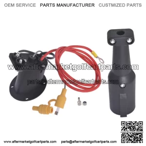 48V Charger Cord Plug & Charger Receptacle For Club Car DS Precedent Golf Carts