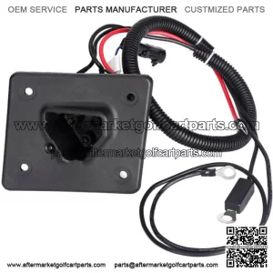 602529 For EZGO TXT / RXV Charger Receptacle 48V Golf Cart With Delta-Q Charger