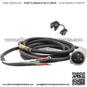 48V Charger Plug DC Cord Plug, Fits 1995-2013 Club Car DS Precedent Golf Carts