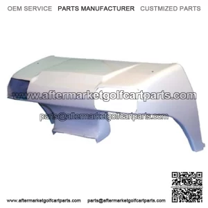 Golf Cart Body/ Front Cowl w/ Headlight Cutouts - BEIGE or WHITE (fits 1982+ Gas & Electric)