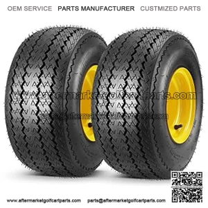 18x8.50-8 Golf Cart Wheels and Golf Cart Tires Combo - Set of 2