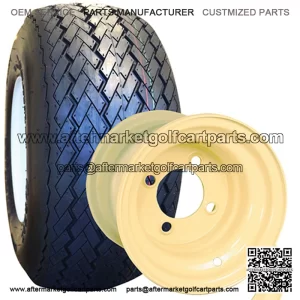 416/360 - Steel, Beige 8x7 Standard with Golf DOT, 18x8.5-8