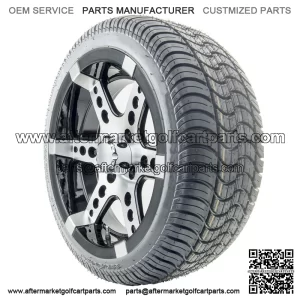 14" RX260 Machined Wheels and Tires Combo