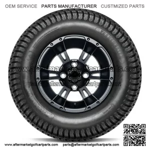 DoubleTake 23x10.5-12" Golf Cart Hybrid Tire & Wheel Combo (23" Tall Premounted)