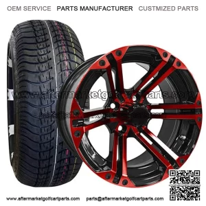 ITP Ultra GT 205/30-14" Golf Cart Tire/Wheel Combo (19" Tall)