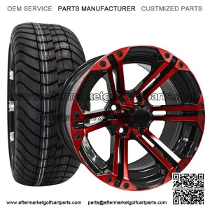 205/40R 14" Golf Cart Tires & Wheels (20.5" Tall)