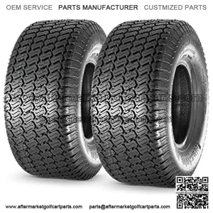 18X7.50-8 18x7.5x8 Turf Saver Lawn Mower Tire 4PR, Set of 2
