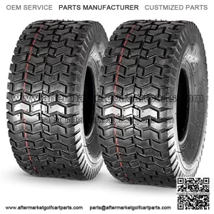 15x6.00-6nhs Lawn Mower Tires, 4PR, P512, Set of 2