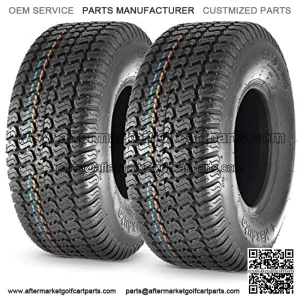 18X6.50-8 18x6.5x8 Turf Saver Lawn Mower Tire 4PR, Set of 2