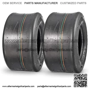 11x6.00-5 Smooth Lawn & Garden Tire for Zero Turn Mower or Go-Kart,2Pcs