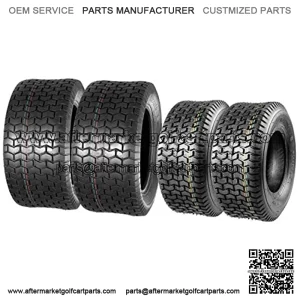 16x6.5-8 & 22x9.5-12 Lawn Mower Tires 4PR(2 Front tires+2 Rear Tires)