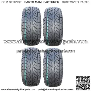Full set of MotoSport EFX Street Fusion 205x30-14 (4ply) DOT Golf Cart Tires (4)