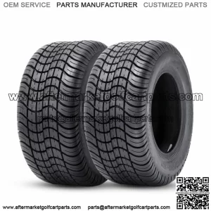 TWO Air-loc Golf Cart TIRES - 205/50-10 Tires 2055010 HEAVY DUTY 6PLY RATED