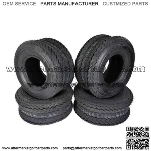 243510L5 18x8.5-8 Hole-N-1 4 Ply Tubeless Golf Cart Turf Tires 4 Pack