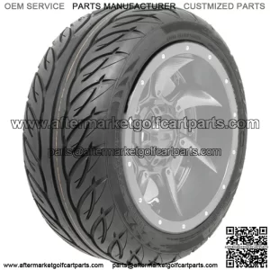 20.5" Tall Fusion Steel Belted 205/40-14 Golf Cart Tire