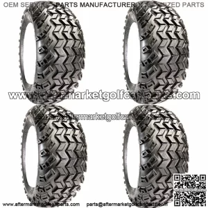 Set of 4 Golf Cart  A/T Tires 23x10.00-14 Sahara Classic 4 Ply All Terrain