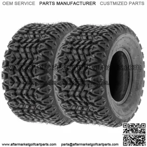 Set of 2, 22x11-10 22x11x10 22-11-10 4PR ATV Golf Cart All Trail Turf Tires