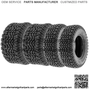 21x7-10 21x7x10 & 22x11-10 22x11x10 4PR ATV UTV Golf Cart Tires [Bundle]