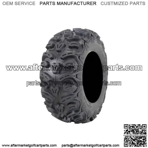 Set of (4) 25-10-12 K587 HTR Bearclaw 8 pr Radial Golf Cart ATV UTV Tires