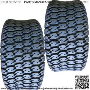 2) 22x9.50-10 Golf Cart turf TIRE for EZ-Go Club Car Yamaha Tomberlin