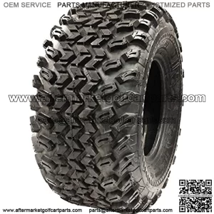 P334 Golf Cart Tire- 22 x 11-10 -All Terrain Golf Cart Tires, Four-Ply Rated Quad Tire, Utility Terrain Vehicle Tire with 15.5 Millimeters Tread Depth, General Purpose Golf Tire, 22 x 11-10
