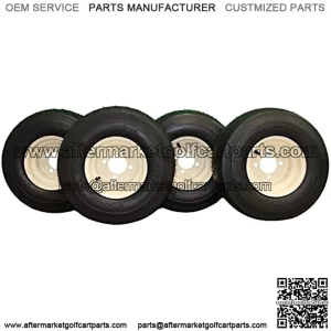18x8.50-8 with 8x7 Beige/Tan Wheel Assembly for Golf Cart and Lawn Mower (Set of 4)?