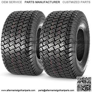 18x8.50-8 18x8.5x8 Lawn Mower Golf Cart Turf Tires 4PR P332, Set of 2