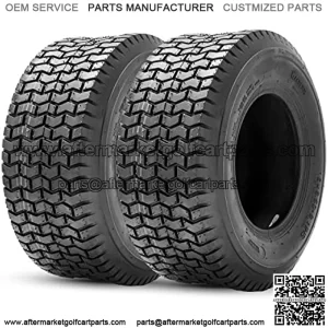 2PCS 16x6.50-8 Lawn & Garden Mower Tires Turf Friendly, 16x6.5-8 Great Traction for Garden Tractors, Walk-behind Mowers, Turf Maintenance Vehicles, Golf Carts, Snowblowers, Utility Vehicles