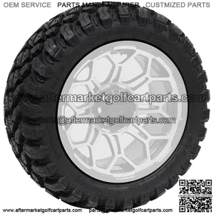 23 A/T Golf Cart Tire | Steel Belted Radial All Terrain Tire (23x10-R14)