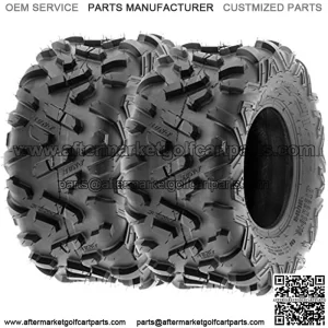 Set of 2 Power.II 18x9.5-8 ATV UTV Off-Road Tires, All-Terrain, 6 PR, Tubeless A051
