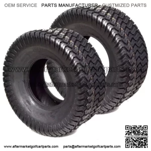 2PK 13x5.00-6 Turf Tires & Rim Assembly Fits Lawn & Garden Tractors Golf Carts