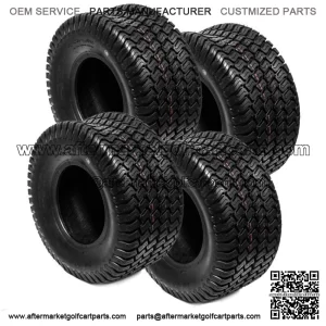 2PK 15/6.00-6 15/6.00x6 4ply Tubeless Tires for Club Car EZGO Golf Cart & Mowers