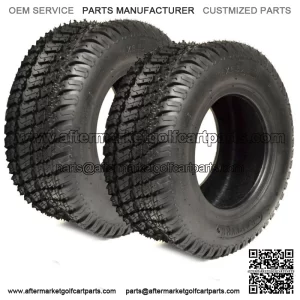 4PK 13/6.50-6 13/6.50X6 13x6.50-6 Golf Cart Lawnmower Turf Tread 4 PLY Tires