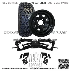 Club Car Precedent Golf Cart All Terrain Tire/Wheel & 6" Lift Kit Bundle