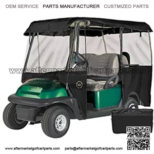 Greenline Drivable Golf Cart Enclosures by Eevelle, Heavy Duty 300D 4 Passenger Universal Fit